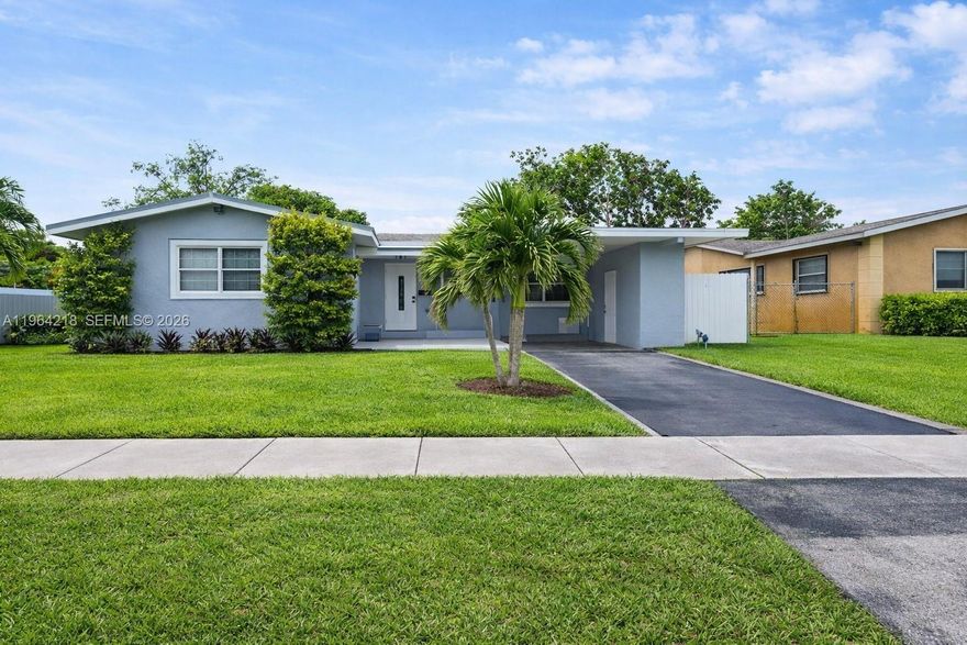 This spacious 5-bedroom, 2-bathroom home is ideally located in a prime location and offers an open, inviting layout. Enjoy a large living room, new appliances. The expansive backyard provides plenty of space for entertaining, relaxing, or future outdoor enhancements. A great opportunity for buyers seeking space, comfort, and convenience. Just mins. from Ft. Lauderdale International Airport, Las Olas and the beaches.