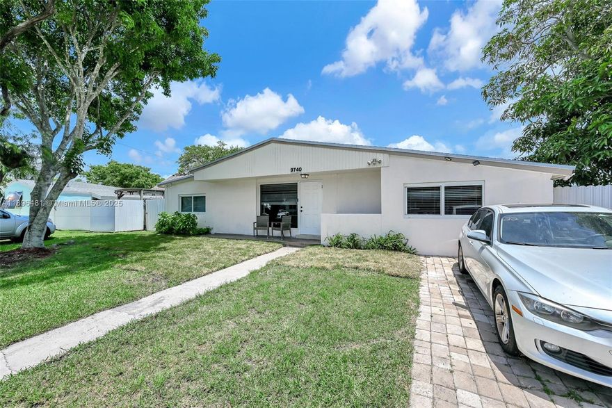 Welcome to this beautifully maintained 4bedroom and 2 bath pool home in highly desirable Cutler Bay! Spacious, bright and airy floor plan with well-appointed kitchen including granite counter tops. Large master bedroom with ensuite bath. Separate laundry room and plenty of storage. Step outside to your private oasis complete with 40x20 pool and covered patio space perfect for entertaining. The large lush fenced yard includes mature mango and avocado trees. Located within minutes of parks, top rated schools, shops, US1 and the Turnpike. Schedule your showing today!