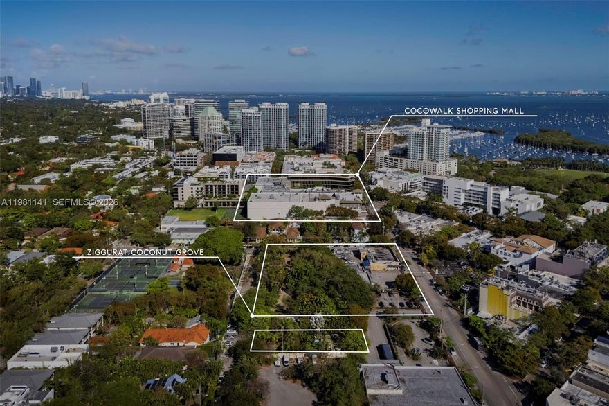 A rare opportunity to acquire a 7,150 SF development site with fully approved plans for five contemporary luxury residences in the heart of Coconut Grove. Steps from CocoWalk and adjacent to the new Ziggurat project by Oppenheim Architecture, the property offers exceptional walkability and proximity to the Grove’s premier dining, marinas, parks, and top schools. Delivered with full city-approved plans and ready for immediate construction, the project provides a seamless path from acquisition to execution. Alternatively, a rare opportunity to reimagine and create a bespoke project tailored to your own vision.
