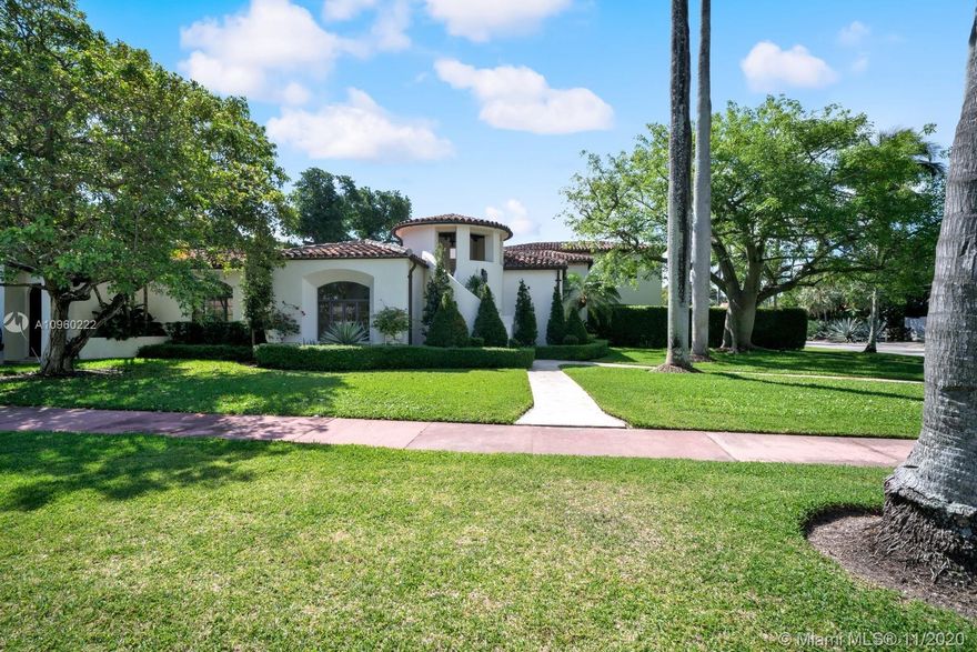 A magnificently maintained and recently renovated historic Mediterranean masterpiece on an oversized 18,000
square foot North Bay Road lot. This timeless villa features numerous authentic design elements complimenting its
functional layout including cathedral beamed ceilings, stone fireplace, family room with vaulted ceilings, formal
dining and an eat-in kitchen with top of the line appliances. The outdoor oasis, warmly compliments the living
space and includes an expansive pool and perfectly appointed outdoor kitchen. The Master features a modern
bathroom with steam shower, two spacious walk-in closets with a magnificent outdoor terrace. The renovations
included impact glass, mahogany doors/windows, stone floors, and more.