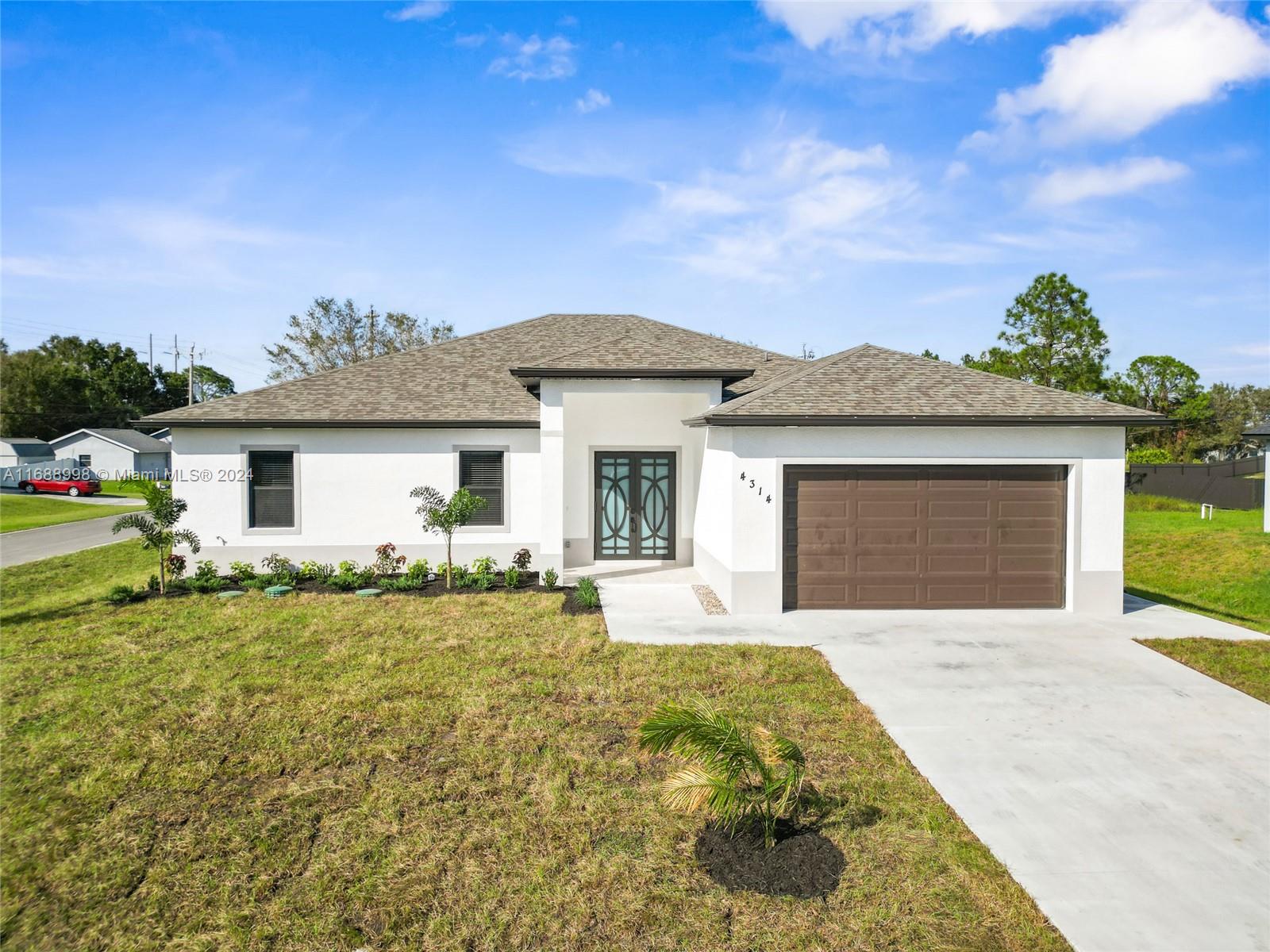 Property for Sale at 4314 10th St Sw St, Lehigh Acres, Lee County, Florida - Bedrooms: 4 
Bathrooms: 3  - $469,000