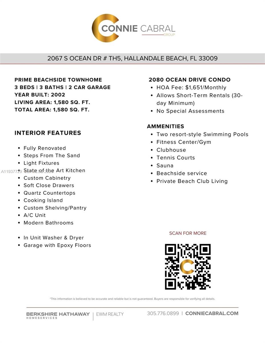 2080 OCEAN DRIVE CONDO - Residential