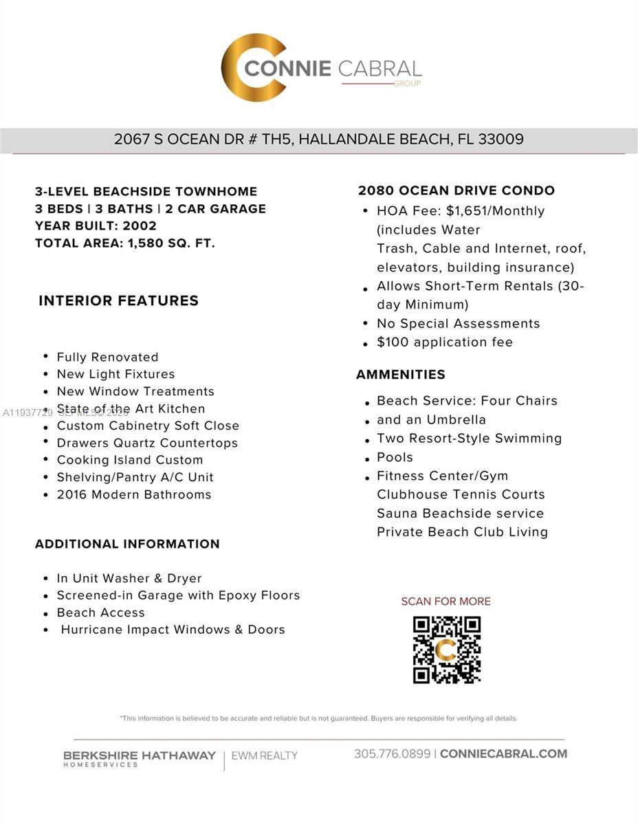 2080 OCEAN DRIVE CONDO - Residential