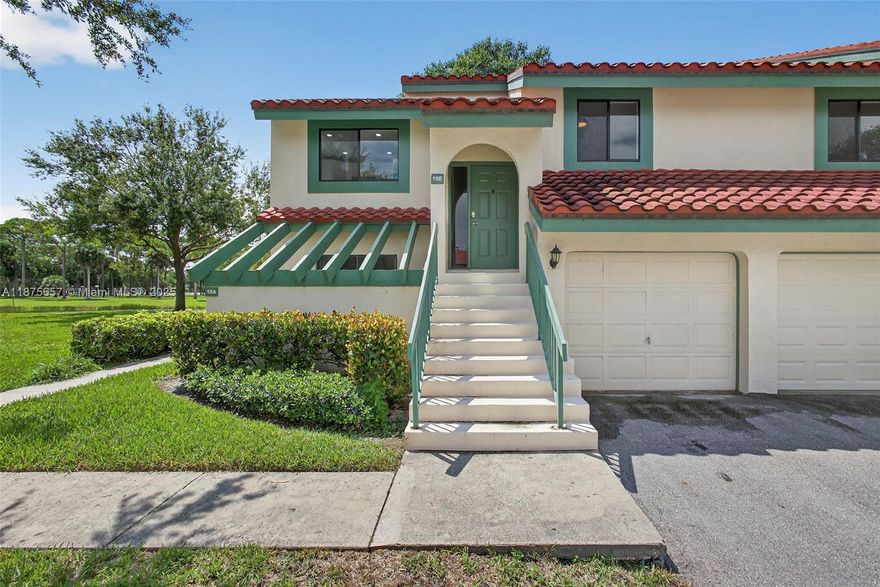 Turnkey perfection with stunning lake views in PGA National. This 3 bed/2 bath condo combines serene lakefront views with a top-to-bottom modern refresh. Step inside this bright, spacious living area with brand-new wood vinyl flooring, recessed LED lighting, fresh paint and smooth ceilings throughout. The kitchen features sleek quartz countertops, new Samsung stainless appliances, a large pantry, and new designer finishes. Both bathrooms have been beautifully renovated with new vanities, custom tile and beautiful fixtures. Enjoy peaceful moments from your spacious newly screened lanai overlooking the lake, one of the most sought-after and rare views in Lexington Green. Additional highlights include attached one-car garage, new water heater, new appliances throughout, abundant storage.