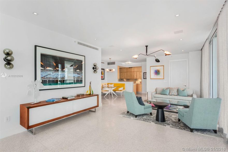 ONLY 4 BD AVAILABLE UNDER $2000/Sq Ft! Located in coveted Continuum this 4BR/4+1BA beautifully renovated condo is breathtaking. With stunning contemporary design, spacious corner unit boasts spectacular views of the ocean. Floor-to-ceiling windows throughout provide abundant natural light. Kitchen features top-of-the-line appliances. Spacious master features large terrace and walk-in closet. Spa-like master bath with dual sinks, a separate shower & free-standing tub.