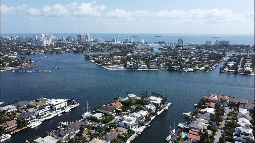 Discover the pinnacle of waterfront living nestled in the heart of the highly sought-after Lauderdale Harbours.This property presents a rare and unparalleled opportunity to own a piece of paradise with 80 feet of prime water frontage on a deep and wide canal, perfect for accommodating a large yacht and embracing the luxurious South Florida boating lifestyle.Spanning a generous 9,000 square feet, this lot is situated amidst a street adorned with new construction, highlighting the properties potential.build your dream waterfront estate or update the existing 3/2 home,offers endless possibilities to create your own haven of luxury and comfort.minutes from the soft sandy beaches, Las Olas,the new convention center, and a short boat ride to the Inlet, this property boasts an unrivaled location.