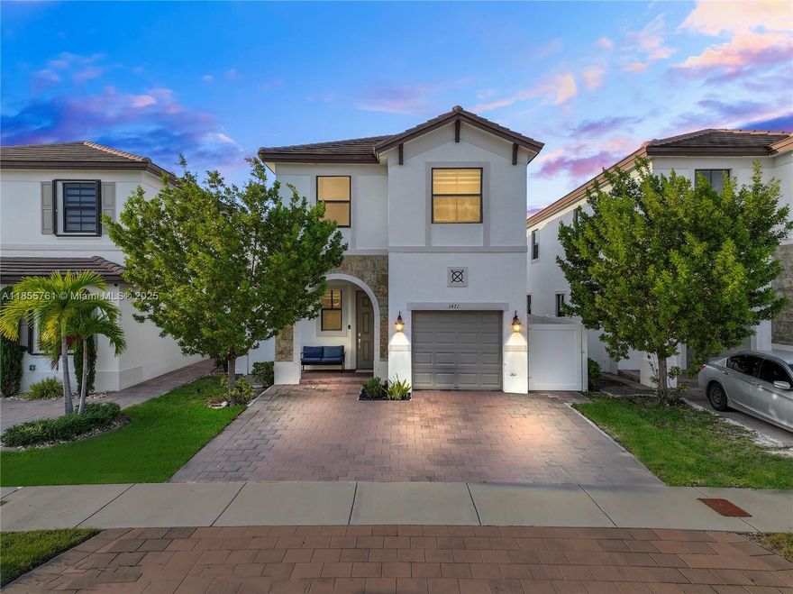 Unique opportunity! Beautiful modern two-story home in Hialeah with spacious rooms and plenty of natural light thanks to its south-facing exposure. Features a 2-car garage and an ideal lot under 1/4 acre. Located in a quiet neighborhood close to schools, shopping, and major roads. Perfect for families seeking comfort, style, and a great location. Schedule your tour today and make it yours!