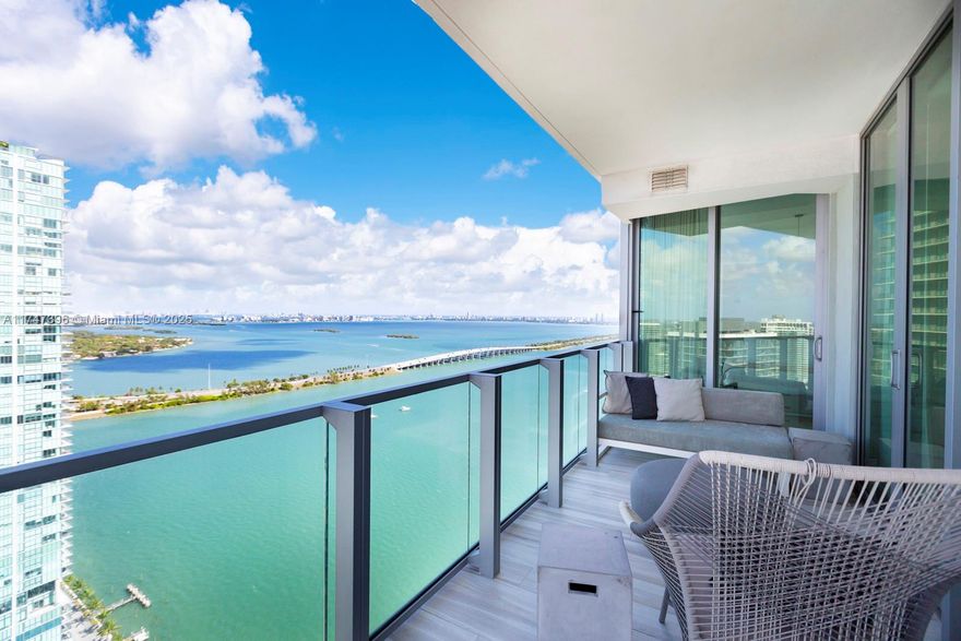 This stunning, designer-decorated condo is hitting the market for the first time! Boasting breathtaking views of the bay and city skyline, the unit features custom finishes, built-ins, and is fully furnished for a seamless move-in experience. Enjoy luxury living with valet parking, 2 pools, private cabanas, 24-hour security, concierge service, tennis/basketball courts, and a state-of-the-art gym. Every detail has been meticulously crafted, with custom finished walls and ceilings. Don’t miss out on this extraordinary opportunity to own a truly exceptional property in the sky!