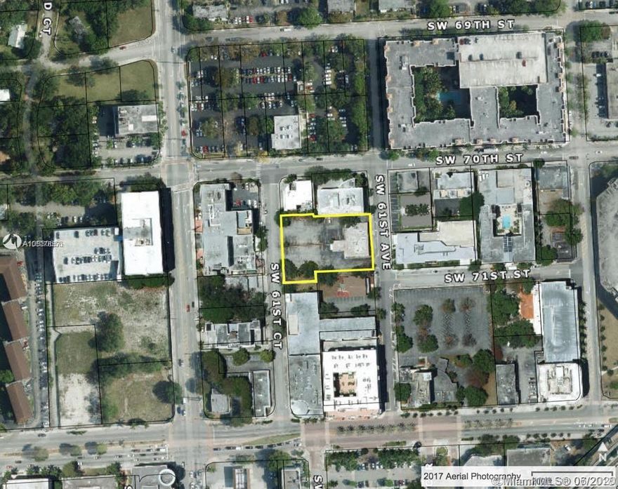 ESTATE SALE! 35,292 SqFt Lot on Miami's most desired OPPORTUNITY ZONE!!! Prime South Miami Location with access from 2 Streets (61st Ave. and 61st Ct). Sale includes adjacent vacant land (7109 SW 61st Ct). CURRENT ZONING - TODD MU5 ALLOWING MAXIMUN 7 STORY 185,000 WITH BONUSES. MIX USE ENCOURAGED.