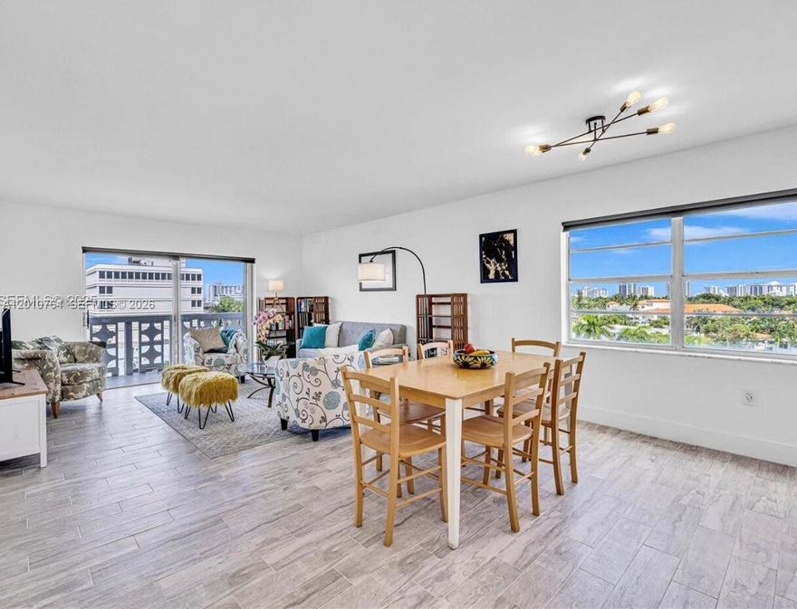 Rarely available spacious and private corner unit with 7th floor views of surrounding Miami Beach area. Enjoy easy access to the beach, 195, Mt Sinai, synagogues and Lincoln Road. This charming 1 bedroom, 1.5 bath features new wood-like ceramic floors, updated bathrooms, new baseboards, new outlets, bedroom with in-suite bathroom, walk-in closet and 2nd closet. Kitchen is spacious and bright with beautiful views. Available stylishly furnished or unfurnished. Enjoy proximity to restaurants and shops, vibrant nightlife within walking distance. Gated condo with 1 assigned parking space. Condo has reserves