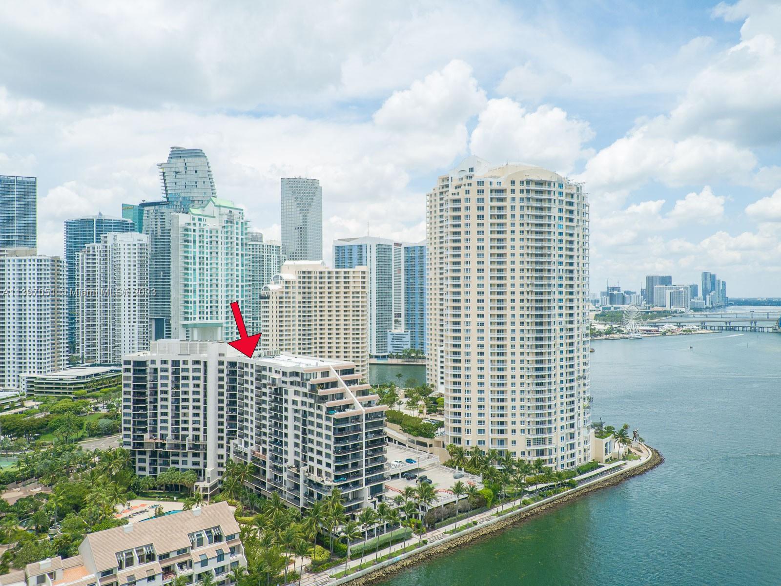 Fully remodeled 1BD/1.5BA in Brickell Key with gorgeous water views! Remodeled in 2015 includes new AC, water heater, kitchen, floors and bathrooms. Live in the best location in Brickell Key with amazing water views, within walking distance to restaurants, and retail shopping. Building has recently renovated lobby and gym.
Brickell Key Master Association fee paid yearly $582.70. Brickell Key One maintenance $95.49/quarterly.