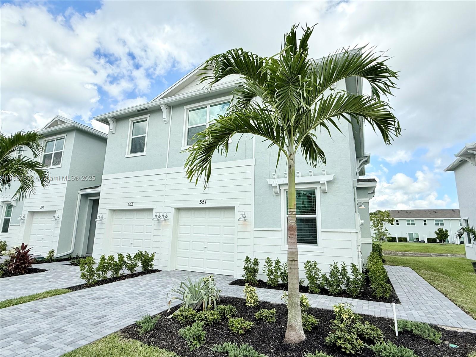 BRAND NEW 2-STORY 3BD + DEN /2.5 Bth SMART HOME. WATER FRONT CORNER LOT! NO NEIGHBOR IN THE BACKYARD! MODERN STYLE. LOCATED NEAR TURNPIKE & I-95. GOLF COURSES NEARBY: 5 MINUTES COMMUTE TO PALM BEACH. SHORT DRIVE TO BEACHES. CLOSE TO JESSICA CLINTON PUBLIC PARK WITH SPORT COURTS and PLAYGROUND. WALKING DISTANCE TO PUBLIX, RESTAURANTS, BEAUTY SALON, GAS STATION, SHOPPES AND MUCH MORE.