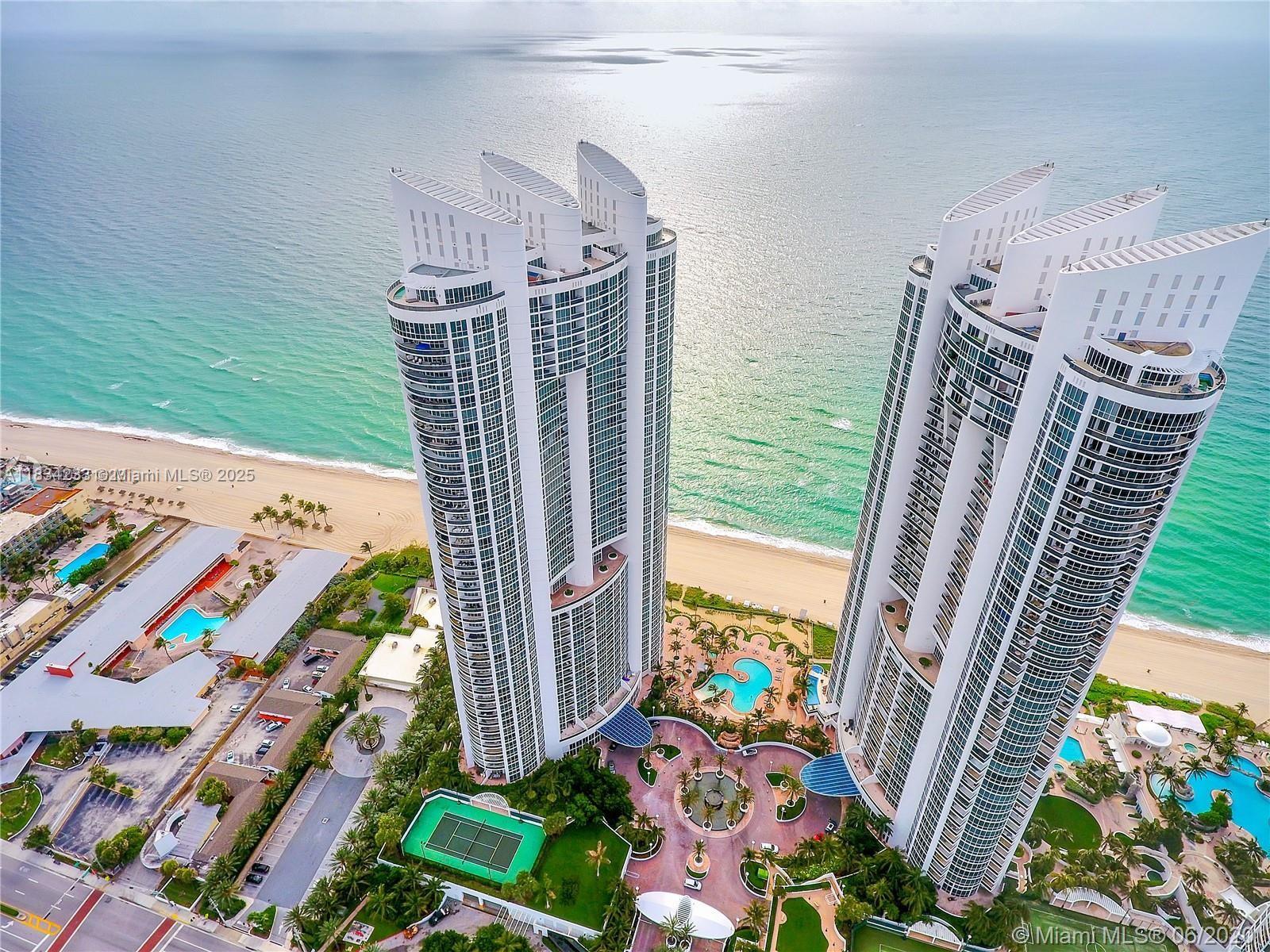 Discover sophisticated living in Unit 5303 at the renowned Trump Royale! a premier oceanfront tower in Sunny Isles Beach. This beautifully appointed 1 bedroom, 1.5 bath residence boasts sleek porcelain tile flooring, floor-to-ceiling windows, and an inviting open-concept layout that flows onto a private balcony with sweeping views of the Atlantic, Intracoastal, and Miami skyline.
For more information call listing agent 305-215-3606