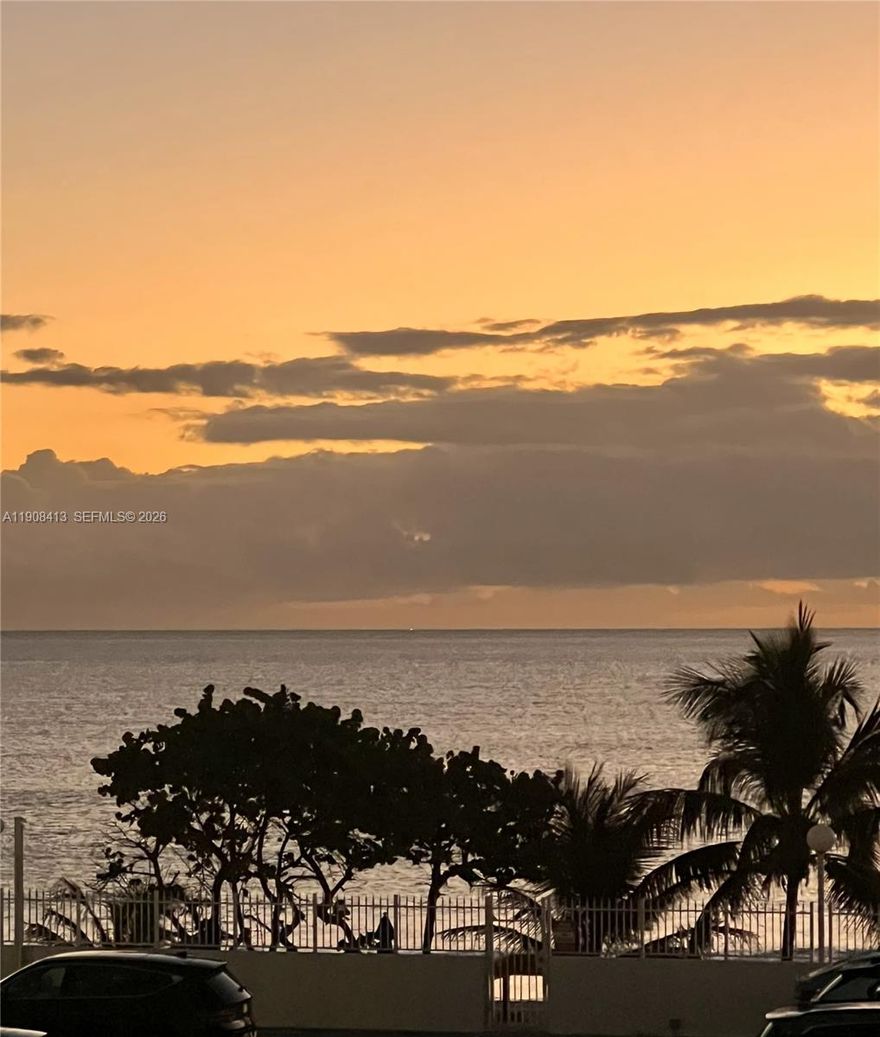 Seller Motivated bring offers. Resort-style living concierge/doorman. Two decks, pool, promenade, BBQs, tables, loungers. Updated unit, impact windows/doors, balcony w/view, 2 walk-in closets, fresh paint. New kitchen, SS appliances, glass backsplash, new bathroom granite-top vanity and carrara mable flooring.  Ocean view from balcony. Amenities include gym, library/card room, community room, washer/dryer on floor,  HOA $792 includes A/C, hot water, cable/internet, water/sewer, trash. Gated private beach with loungers, umbrellas, shower, car wash area.  Free storage and ample parking. Garage parking for a fee. Fully reserved.