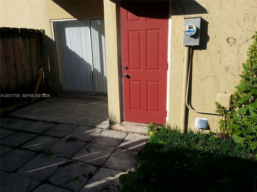 2-bedroom, 2-bathroom property in the Arbour Townhouse community. Offering 1,200 sq ft of living space, this home features an open, bright layout with ample natural light. Enjoy the privacy of your own backyard, perfect for relaxation or hosting gatherings. The property includes an assigned parking space, guest parking, and a utility room with a washer/dryer. Conveniently located near shopping, schools, and major highways, this home is ideal for first-time buyers or investors.