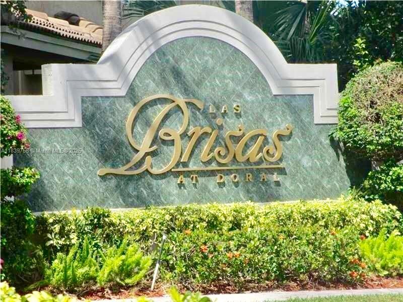 2 story villa in Las Brisas at Doral, 3 bedrooms, 2.5 bathrooms, 1 parking space assigned, second car in guest parking , spacious unit, new vinyl floor in second level and new kitchen, balcony, blinds, walk-in closet, washer and dryer inside of the unit, complex fenced, community pool, tennis court, play ground, gym .Close to restaurants, Dolphin and International mall, Schools, parks, easy access to main streets and Turnpike. Basic cable included in the rent. 2 cars can be registered in the Association. **Tenant occupied until August 19,2025**