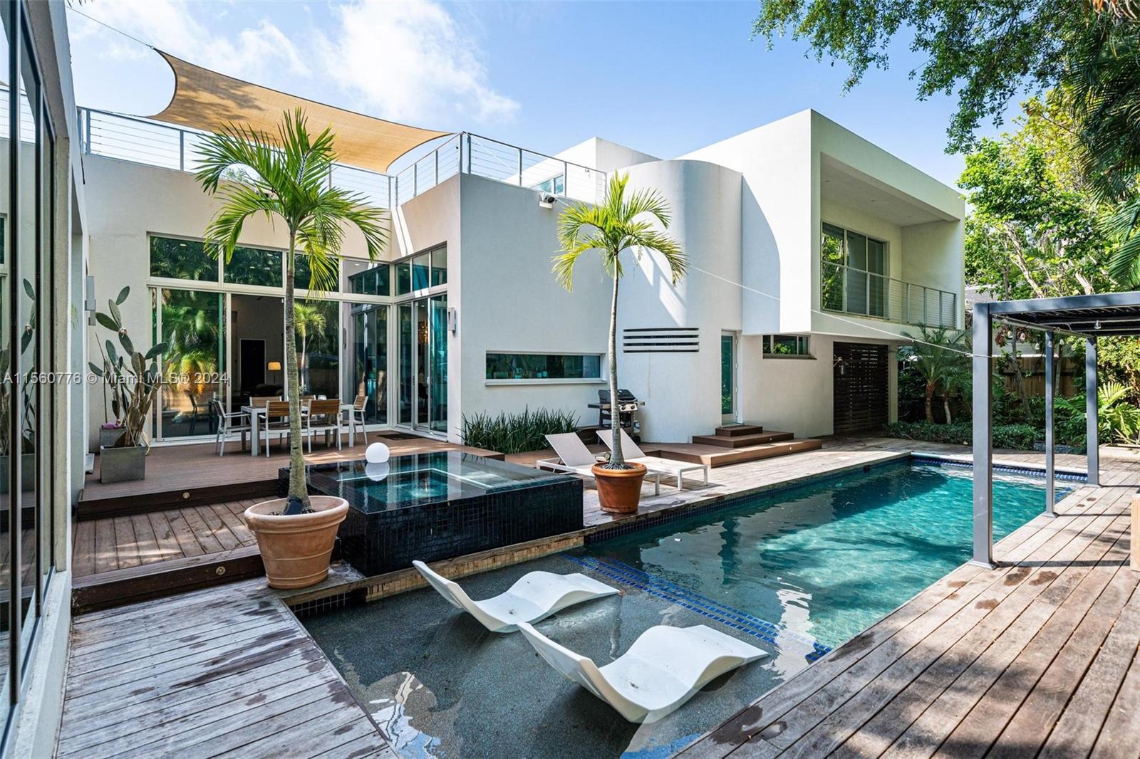Property for Sale at 3855 Poinciana Ave, Miami, Broward County, Florida - Bedrooms: 5 
Bathrooms: 4  - $4,395,000