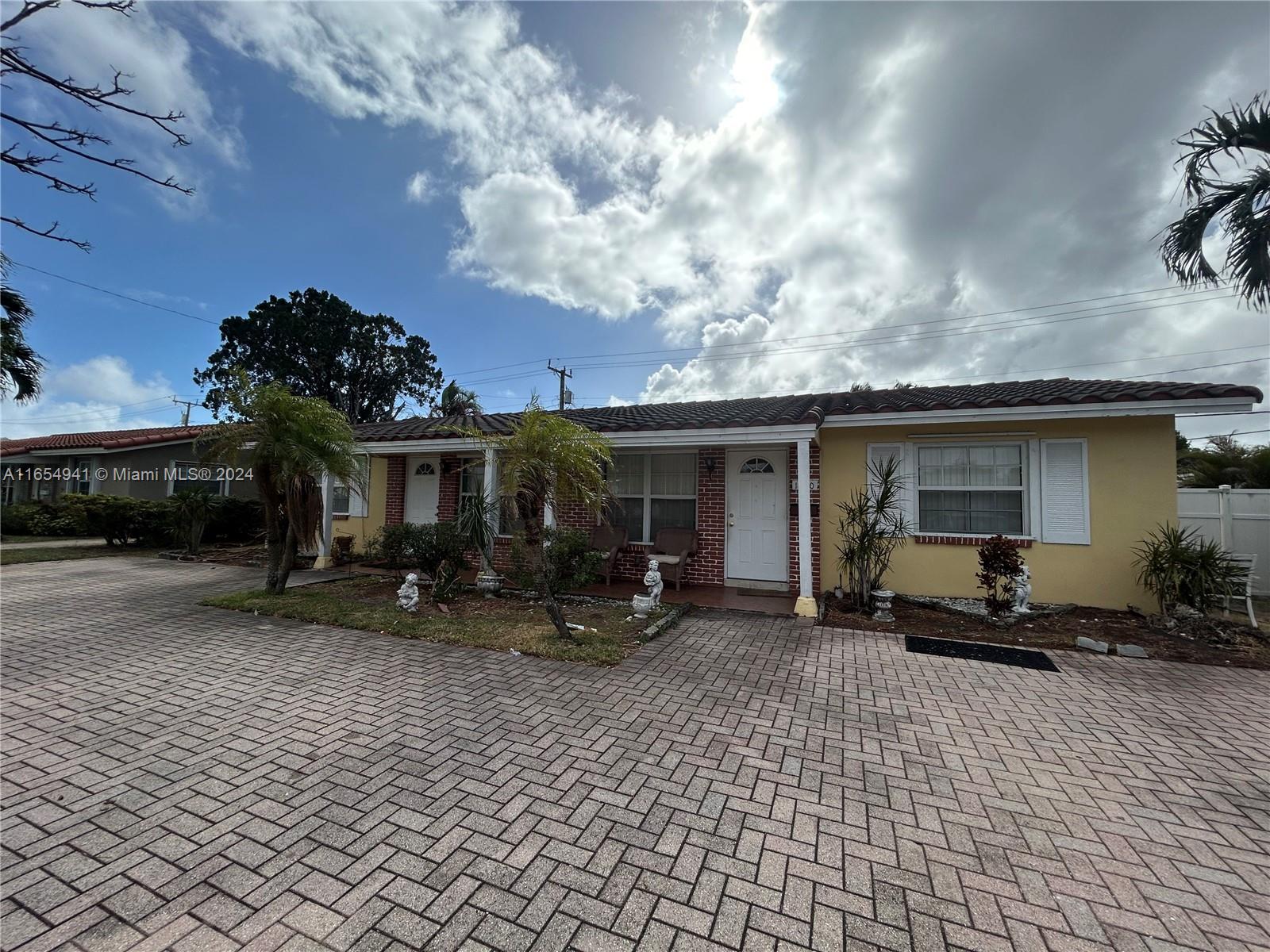 Originally built as a duplex, this property was converted into an Assisted Living Facility and will be delivered vacant. Featuring a screened-in pool and shed, the property offers 4 bedrooms and 2 baths, providing plenty of space and versatility. Located in a prime Fort Lauderdale area near US-1 and Commercial Blvd, it offers quick access to major highways, shopping centers, dining, and just a short drive to the beach. Ideal opportunity for investors or those looking to convert back to a multi-family residence. Don’t miss out on this well-located property!