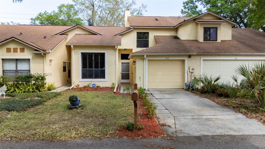 Enjoy easy, low-maintenance living in the gated community of Cranes Roost Villas in Altamonte Springs. This 3-bedroom, 2.5-bath townhome offers an open floor plan. The kitchen is open to the living and dining areas and sliding doors leading to the patio—perfect for relaxing with your morning coffee and enjoying the weather all year round.  An additional half bath and interior laundry room are also located on the first floor. Community amenities include a pool, tennis courts, and 24/7 gated security, all with a low monthly HOA.  Ideally located just minutes from I-4, top-rated Seminole County schools, shopping, dining, Cranes Roost Park, and more. Schedule your tour today and make this beautiful townhome your new home!