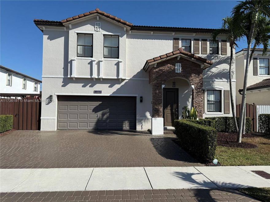 Stunning 2 story home Centrally located 4 bedrooms, 2.5 baths, Granite counter top and SS / appliances. Huge patio with space for a space to built a Pool. Garage for two cars plus 2 spaces in driveway, big floor plan , close to great schools and main expressways, all bedrooms upstairs, easy to show in lock box