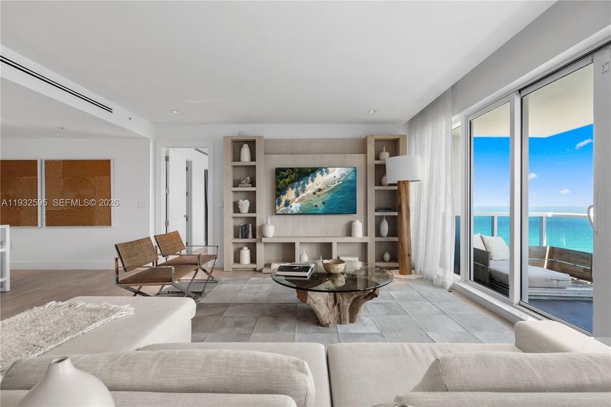 Discover elevated living in this beautifully furnished 3-bedroom, 3.5-bathroom penthouse at the iconic 1 Hotel Homes in South Beach. Spanning 2,675 SF, this light-filled residence offers spacious interiors, high-end finishes, and top-of-the-line appliances throughout. Ideal for those seeking a luxury rental experience. Enjoy full access to 1 Hotel’s world-class amenities, including four pools, rooftop bar and lounge, state-of-the-art fitness center, spa, and more. Available for seasonal or short-term lease.
