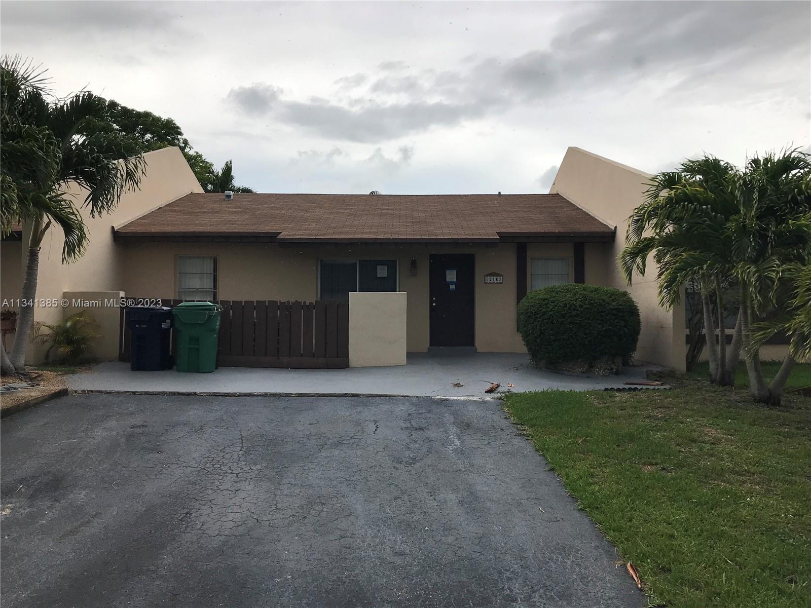 Great villa in the most beautiful and well-kept community of Devon-Aire. According to Public Records this villa features 2 bedrooms and 1 bathroom plus den. However, here, the purported den has a window, closet, and was converted to a full bedroom. Additionally, the villa features a big living room with space for your furniture and dining area; also it has a nice kitchen with pantry, and a big laundry room. Nice, covered patio. Magnificent location close to everything from Turnpike, Miami Dade Community College, restaurants, shopping malls, etc.