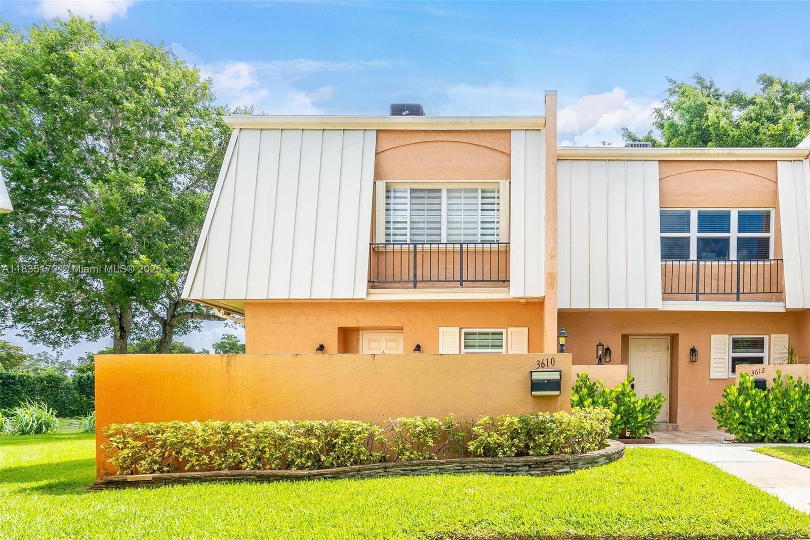 Fully Updated 2bd/2,5 bath townhouse in the heart of Davie at the Isla Merita community. This move-in-ready unit features travertine marble floors that flow throughout the first level, creating a timeless and luxurious look. Upstairs, the Brazilian cherry wood on the staircase and in both bedrooms elevate the home's character with rich warmth and style upstairs. Modern kitchen with stainless steel appliances, open living/dining layout, the primary suite includes an en-suite bathroom generous closet space, and the same breathtaking golf Course view, the second bedroom is equally spacious, private screened-in-patio with stunning views of Golf Course Grand Oaks, offering peaceful mornings. Minutes to Nova Southeastern University easy access to I -595, Turnpike, and I-75