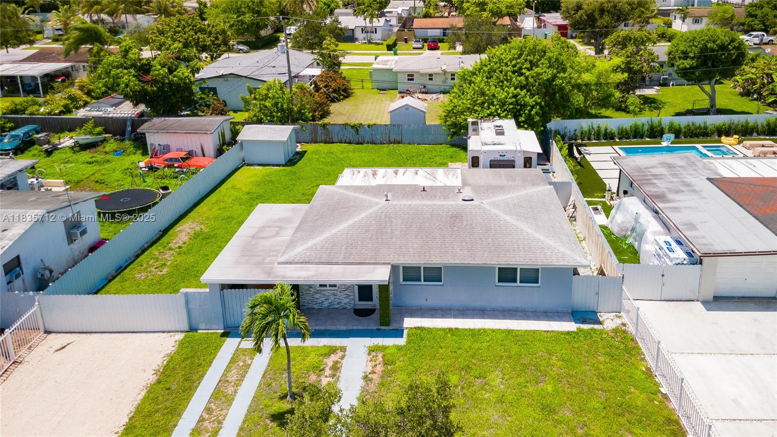 Welcome to your dream home in Cutler Bay! This stunning single family home boasts spacious bedrooms, each with ample natural light streaming in through the windows. The kitchen is a chef's delight, featuring granite counters, stainless steel appliances, and sleek tile flooring. The entire home has been completely remodeled to perfection, offering a modern and luxurious living space for you and your family to enjoy. With entrances on both sides of the property, you'll have easy access to your beautifully fenced yard, providing privacy and security for your loved ones. Best of all, there is no HOA to deal with, giving you the freedom to truly make this house your own. Schedule a showing today and start living the life you've always dreamed of!