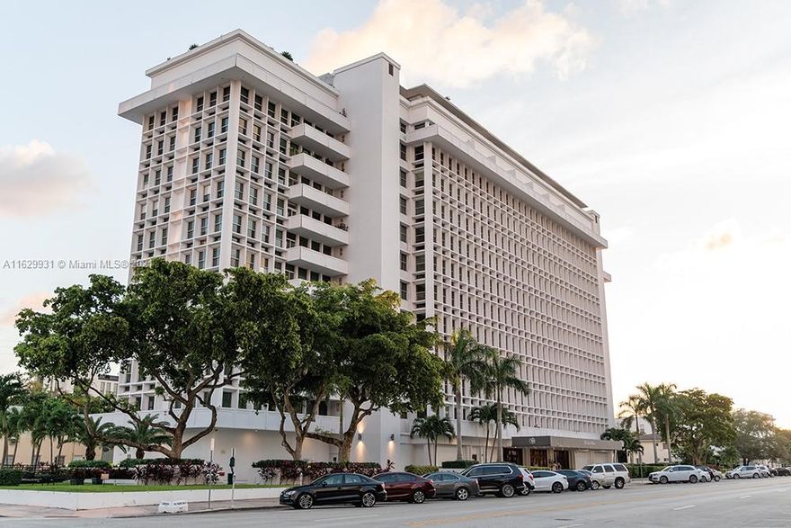 LOCATION, LOCATION, LOCATION!!!! Located in the heart of Coral Gables this hotel studio offers a unique and vibrant living experience. As a resident of this hotel you will have
access to a range of amenities , including fitness center, swimming pool. The hotel prime location allows for easy access to Coral Gables renowned dinning, shopping, and entertainment options, making it an ideal choice for those seeking a vibrant urban style. The condo fee includes electricity, gas, water, basic cable and trash. Bicycles storage, pets allowed! (Restrictions applied). City of coral Gables assigned 2 more parking for residents, the apartment includes 1 parking space inside the building.