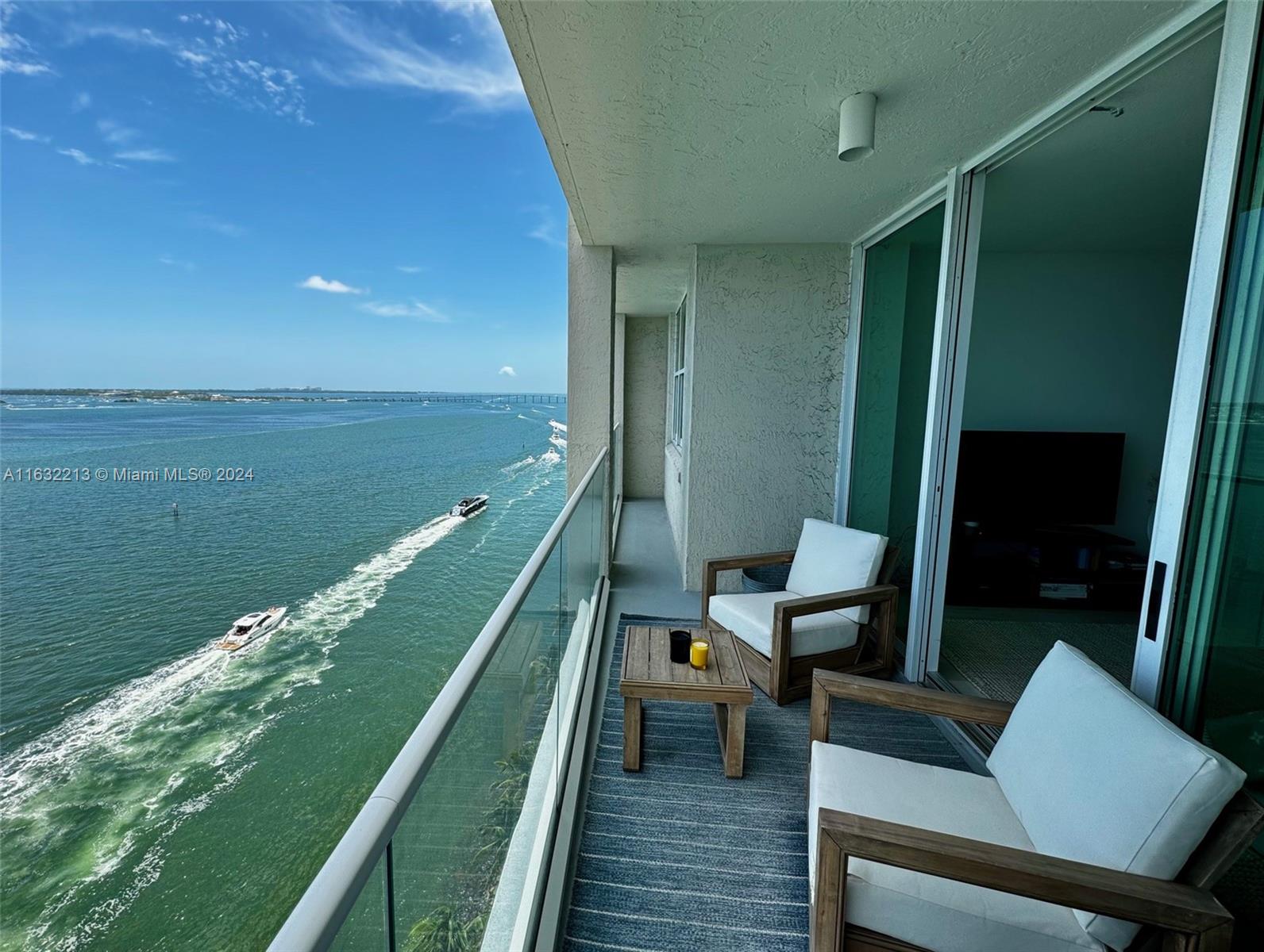 Experience luxury living in this stunning 2-bedroom, 2-bathroom apartment located in the prestigious Brickell Key. With breathtaking views of Biscayne Bay, this residence offers a serene environment, perfect for relaxing on the balcony. The living area features large windows that provide a beautiful view of the bay. The master bedroom includes a walk-in closet and an en-suite bathroom. The second bedroom is equally inviting with access to a well-appointed guest bathroom. Residents have access to a range of amenities, including a pool, state-of-the-art fitness center, assigned parking, and valet parking for guests. The prime location allows for a short walk to nearby restaurants and shops, making it perfect for enjoying all that Brickell Key has to offer.