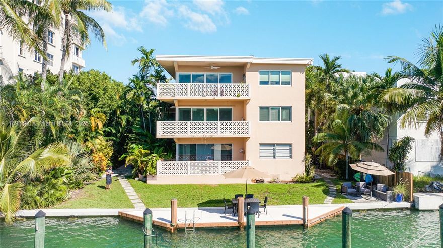 Discover elegance and tranquility at the exclusive Bay Harbor Islands, an exclusive waterfront residence in a classic MIMO building,SEMI-FLOOR (only 2 units per floor). Its charm lies in its spacious living room and a private terrace with captivating water views that invite you to relax in the sun. Enjoy peaceful gardens and BBQ area on the Bay. 
This home offers a haven of peace in a vibrant location. Be seduced by the charm of this waterfront oasis, where impact windows frame stunning water views and a sun-filled atmosphere awaits. In-building laundry facilities, and assigned parking. Low maintenance fee.