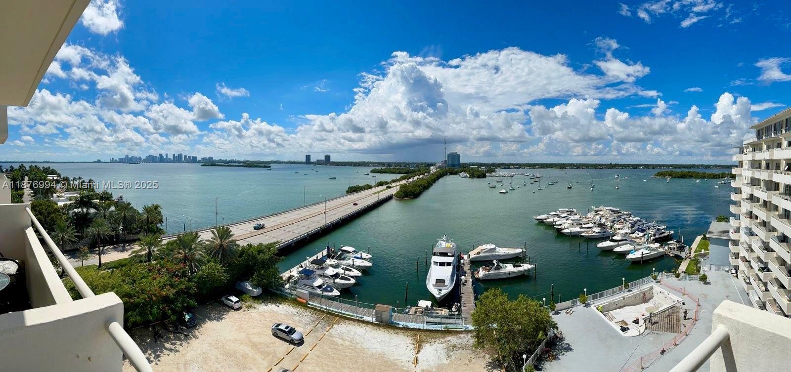 Completely remodeled studio in beautiful North Bay Village. This unit has it all. New flooring, new kitchen, new bathroom, new custom closet, beautiful furnishings, INCREDIBLE VIEW!! All renovations were recently completed so you can be the first to enjoy this BRAND NEW SPACE! Enjoy worry-free living with impact windows and doors, new electrical and new plumbing all done with permits. This would make an amazing winter retreat or a great spot for the person that enjoys luxury and wants to be in the middle of it all. This unit could also be a great investment property with short and long term rentals available. Schedule your showing today!