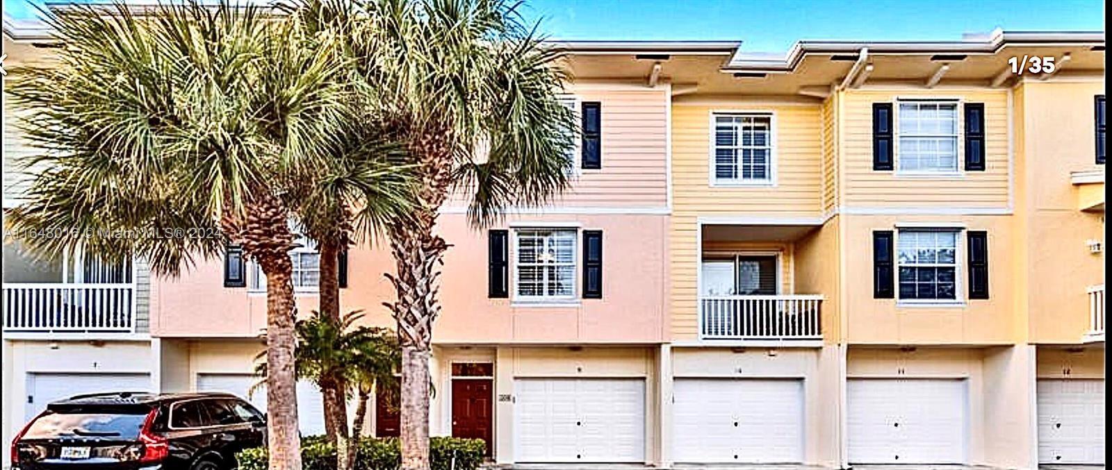 Georgeous townhome located in the prestigious Somerset At Abacoa! This 2 Bed/2.5 Bath is Walking distance to pool and clubhouse with fitness center! Kitchen has been updated with white cabinetry, stainless-steel appliances, crown molding, plantation shutters and so much more. Tile on main floor and high-end wood laminate on stairs and upstairs. Close to all that Jupiter has to offer. Beautiful beaches, shops, restaurants. Walk or bike to downtown Abacoa. This is a great place for your main residence or your 2nd home.