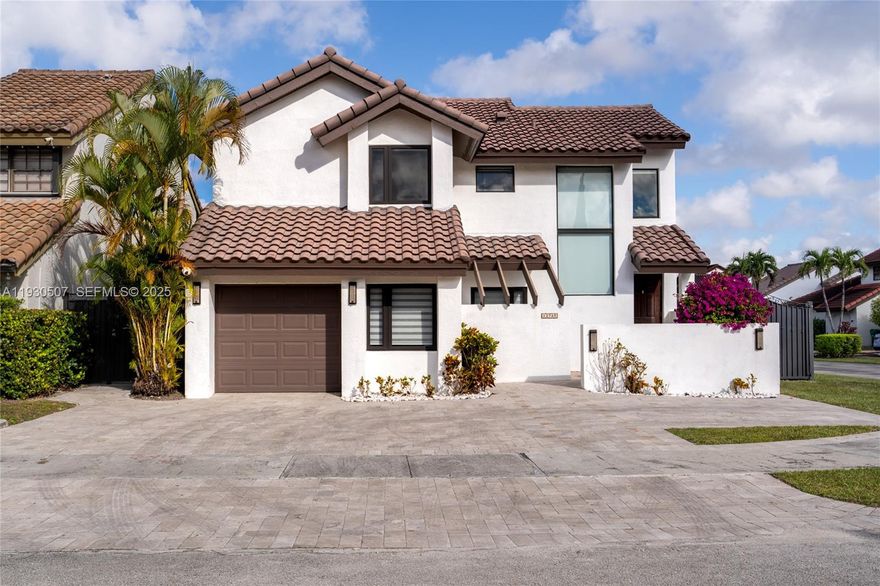 Spectacular Property in Miami! This fully remodeled residence offers unmatched elegance and comfort.
4 bedrooms and 3 full bathrooms. First floor with travertine marble flooring. Exterior patio and front driveway with travertine marble pavers.
Bedrooms with premium wood flooring. All windows replaced with hurricane-impact windows. Renovated primary bathroom featuring a Turkish-style Bath.
Massive 15 ft x 10 ft jacuzzi in the backyard. 7-KW generator.
All Interior and exterior doors replaced. Full security camera system. New Indoor and outdoor lighting fixtures. Bronze aluminum fencing surrounding the property. Two  new AC units + A/C in the garage. Brand new curtains on all windows and doors. 
This home is the perfect blend of modern luxury and comfort-ready for its next owner.