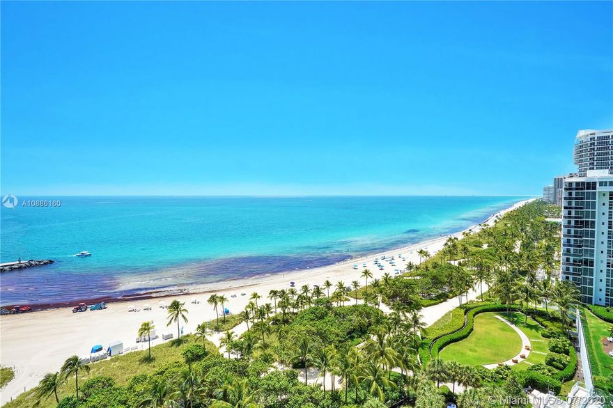 A WOW ONE OF THE KIND corner tower unit with OCEAN Breathtaking unobstructed views. Exceptional and sophisticated design for a oceanfront luxury dream residence. Ceiling to Floor slide windows, glass walls and Glass tiles with private elevators . Enjoy all the amenities from the Ritz Carlton Hotel, including room service, 2 restaurants, full concierge service, 2 pools and beach services, fitness center, SPA, etc...Experiment the exclusive Bal Harbour life style, minutes from shopping and fine dining.