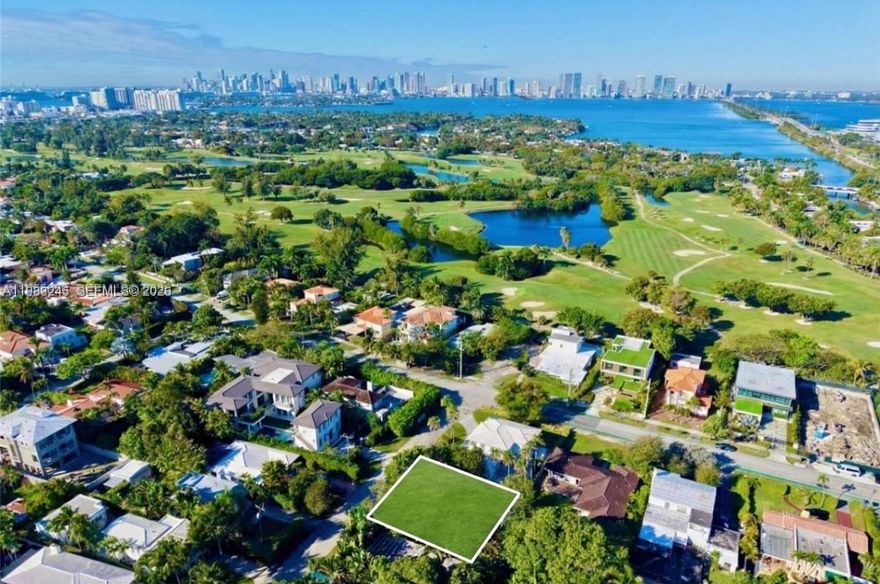 Spectacular opportunity to build a bespoke 3,075 SF residence on an expansive 82’ x 75’ vacant lot, ideally situated just blocks from the beach, the Faena District, Scott Rakow Youth Center, the newly completed state-of-the-art Bayshore Park, and nearby houses of worship. Tucked away on one of Mid-Beach’s most tranquil side streets, the property is framed by mature trees, offering a rare sense of privacy and serenity. Centrally located, the site is just 15 minutes from Downtown Miami, Miami International Airport, and Bal Harbor, combining peaceful residential living with exceptional connectivity.