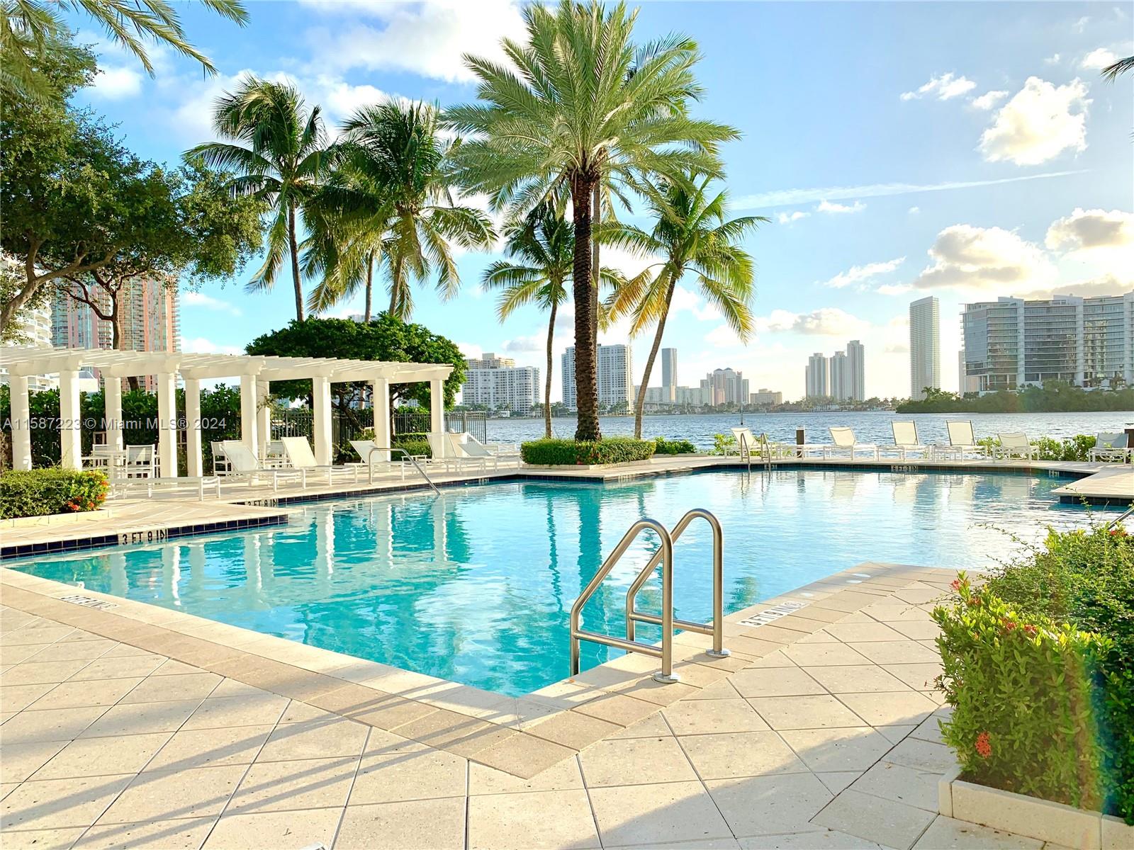 AVAILABLE ON MAY 1ST, 2025
Fully furnished 3 bed 2 bath condo in Aventura. Very bright and private corner unit on the top floor with bay and canal view. The condo is located in the gated community of Village by the Bay. This property nestled in lush tropical landscape offers resort like amenities. Two heated pool, gym, theatre room & party room are located in the club house. The apartment is stocked with everything you need for a comfortable stay. Cable TV, WiFi and covered parking space in the attached garage are included. Rental application and $100 non-refundable processing fee is required per adult tenant as per condo association.