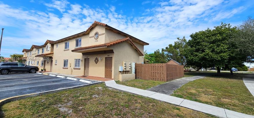 Beautifully remodeled corner-unit 3-bedroom, 2-bath condo in the heart of Miami Lakes / Hialeah, offering stunning and peaceful lagoon views and a highly desirable location close to banks, major highways, restaurants, supermarkets, and shopping centers. This spacious home features an open-floor living area with abundant natural light, stainless steel appliances, full-size washer and dryer, and well-sized bedrooms with ample closet space. Enjoy a private first-floor entrance with an enclosed patio and storage shed—perfect for barbecues, relaxing, or hosting family gatherings—leading to the main living area on the second floor. Two assigned parking spaces are conveniently located right in front of the unit. Water not included. Don’t miss the opportunity to live in this quiet, beautifully updated corner unit with exceptional views and everything you need just minutes away.