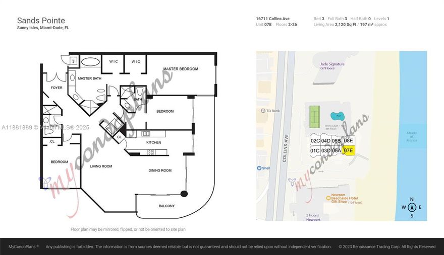 AVAILABLE FOR RENT STARTING OCTOBER! 

 3 Bed first-line apartment in Sunny Isles Beach with large balcony and direct ocean view.

Unit comes with 3 assigned parking spaces and is available fully furnished or unfurnished.

Building offers a wide range of amenities, and beach service is included.

Photos will be available after updates are completed.