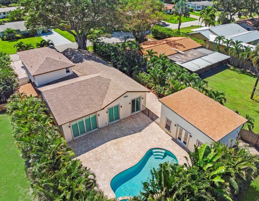 Step into elevated living with this exceptional, unfurnished resort-style residence situated on an oversized lot in highly desirable East Boca Raton. Available mid-April with a one-year minimum lease, this home offers an ideal blend of space, privacy, and modern comfort.
The main level features six well-appointed bedrooms and four full bathrooms, providing a functional and spacious layout. Upstairs, a versatile loft living area is complemented by a newly renovated full bathroom, offering flexible space for guests, a home office, or additional living.
Enhancing the property’s versatility is a detached cabana/guest suite located just off the pool. This private space includes its own bedroom and full bathroom, ideal for extended family or visitors seeking privacy.
The outdoor space is equally impressive, featuring a large driveway with ample parking for multiple vehicles, along with lush tropical landscaping that surrounds a heated pool and spa—creating a private, resort-like setting perfect for entertaining or relaxing.
The home is equipped with impact windows, soaring 11-foot ceilings, three-zone A/C, LED lighting, and a full surveillance system.
Ideally located just minutes from the beach, Mizner Park, top shopping and dining destinations, and major highways, this residence offers both convenience and an elevated lifestyle.