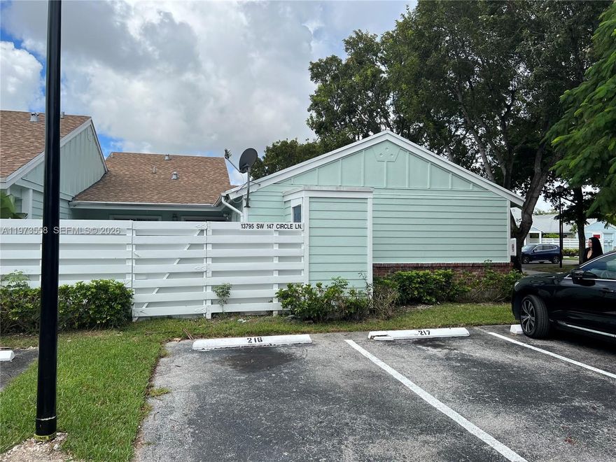 Cozy two bedroom / 2 bath, Village Home in the highly sought-after Country Walk community! With two assigned parking spaces plus storage room. Located minutes from shopping centers, parks, golf, A-rated schools, and major highways.