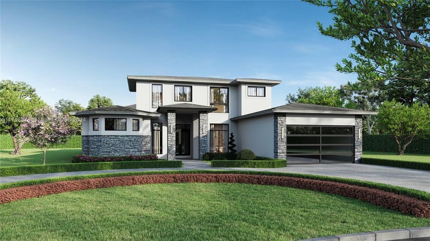 Welcome to this remarkable new construction custom estate in 15 home community in West Davie. Convenient location 5 minutes from i75 and 595. Beautiful modern architecture. Situated on a builders acre lot, this luxurious property offers an impressive blend of space and sophistication. This home boasts 5 bedrooms which one can be used as IN LAWS with its own entrance. Don't miss the chance to make this masterpiece your own!