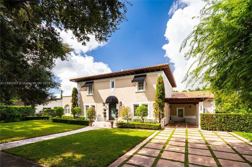 Welcome to 1706 Country Club Prado, a residence that embodies the architectural and historical essence of Coral Gables. Originally built in 1923, this home was designed by Walter De Garmo, one of South Florida’s most influential architects. In 2020, the current owners undertook a transformative renovation, modernizing the kitchen, bathrooms and major systems. The updates honor the home’s historical character while adding contemporary luxuries for today’s lifestyle. The result is a seamless blend of historic charm and modern sophistication, offering a unique living experience. Nestled along the oak-shaded, picturesque stretch of Country Club Prado, this residence benefits from a serene, canopy-covered setting. The pool and patio add to the ultimate South FL lifestyle.  A Very Special Home.