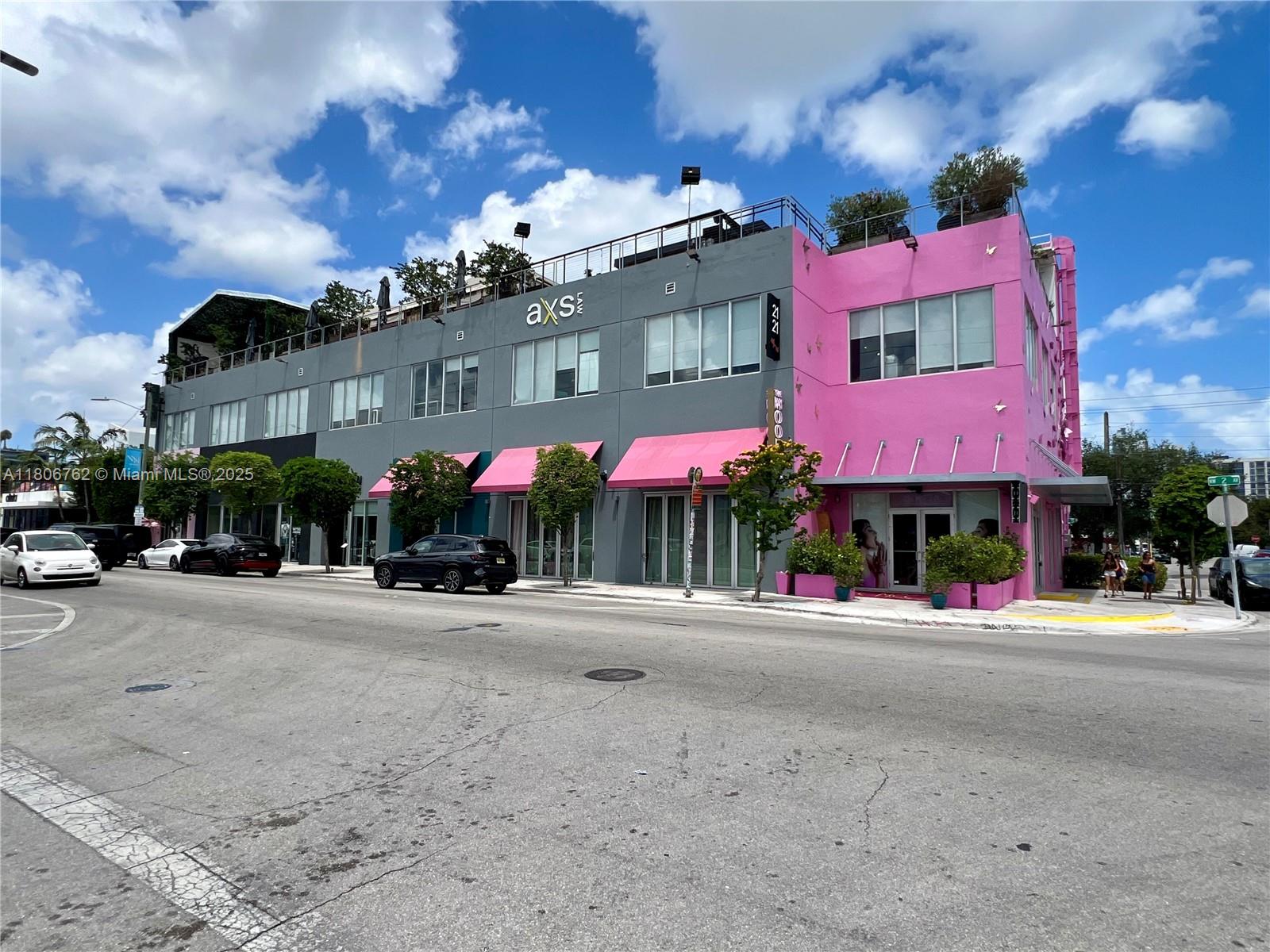 This premier office space offers a turnkey solution with built-out offices, an abundance of natural light, and a layout designed to inspire productivity and collaboration.
Situated along one of Wynwood’s most iconic corridors, the suite places your business within walking distance to renowned dining, retail, and cultural destinations. The unit is perfectly suited for creative, tech, or professional service users seeking a vibrant and accessible location. Inside, the space features several private offices, open work areas, and ample windows that flood the suite with daylight fostering a welcoming and energizing work environment along with access to private and street parking.