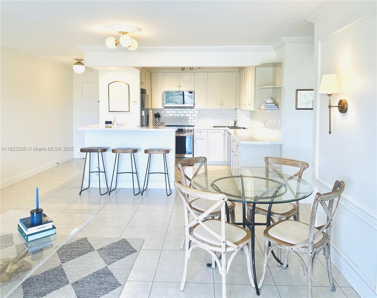 RENOVATED & IMMACULATELY MAINTAINED featuring SMOOTH CEILINGS. REMODELED KITCHEN FOR MAXIMUM CABINETS & UNINTERRUPTED COUNTERTOP WORK SURFACE. NEW APPLIANCES. NEW WATER HEATER. UPGRADED LIGHTING FIXTURES. CUSTOM WALK-IN CLOSET + AMAZING CLOSET SPACE & STORAGE ROOM IN UNIT. CROWN MOLDING. WALL MOLDING.
Runaway Bay is a fully enclosed high-rise providing a spacious lobby, interior elevators & hallways. It is rare to own, at this price, in the heart of East Ft. Lauderdale, a secured property with TV camera, secured underground parking, and free guest parking. Tennis. Gym. Pool. Library. Sauna. Shuffleboard. Bicycle & Storage locker. Party room with a fully equipped kitchen. Impact-resistant windows & doors. Plus a 93/100 walking score. Call today!