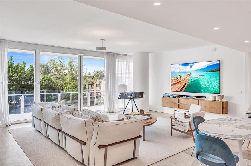 Experience sophisticated luxury in this west-facing 2-BEDROOM, 2.5-BATHROOM private residence at the Four Seasons Surf Club, fully and thoughtfully reimagined by renowned designer Deborah Wecselman. This exquisitely remodeled home features a seamless open layout with a beautifully appointed entertaining kitchen, an elegant designated bar area, and a spacious living and dining flow ideal for hosting. The residence also includes a highly functional walk-in closet, curated furnishings, and refined finishes that elevate every detail.

Residents have access to an unparalleled suite of amenities including four pools, direct beach access, a state-of-the-art fitness center, and a serene spa. Exceptional dining awaits at The Surf Club Restaurant by Thomas Keller, complemented by dedicated services such as in-room dining, housekeeping, and concierge.

Embrace elevated hospitality and timeless design in this exceptional private residence.