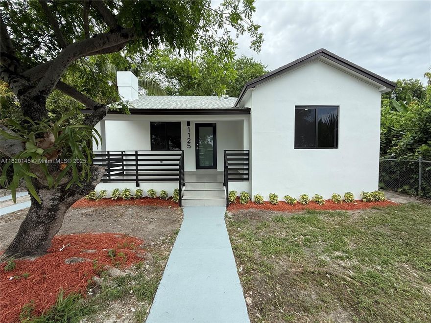 GREAT OPORTUNITY!! Step into this FULLY UPDATED residence featuring a modern concept layout with contemporary finishes, sleek tile flooring throughout and a brand new kitchen with stainless steel appliances. This is an amazing single-family 3 bedrooms and 2 bathroom home with NEW ROOF, property fence throughout, HURRICANE IMPACT WINDOWS AND DOORS, fence gate, huge backyard with FRUIT TREES.
High Growth area. Ideally located near major highways, schools, shopping and just minutes from the Design District, Wynwood, Downtown and Miami International Airport, this property offers undeniable convenience.