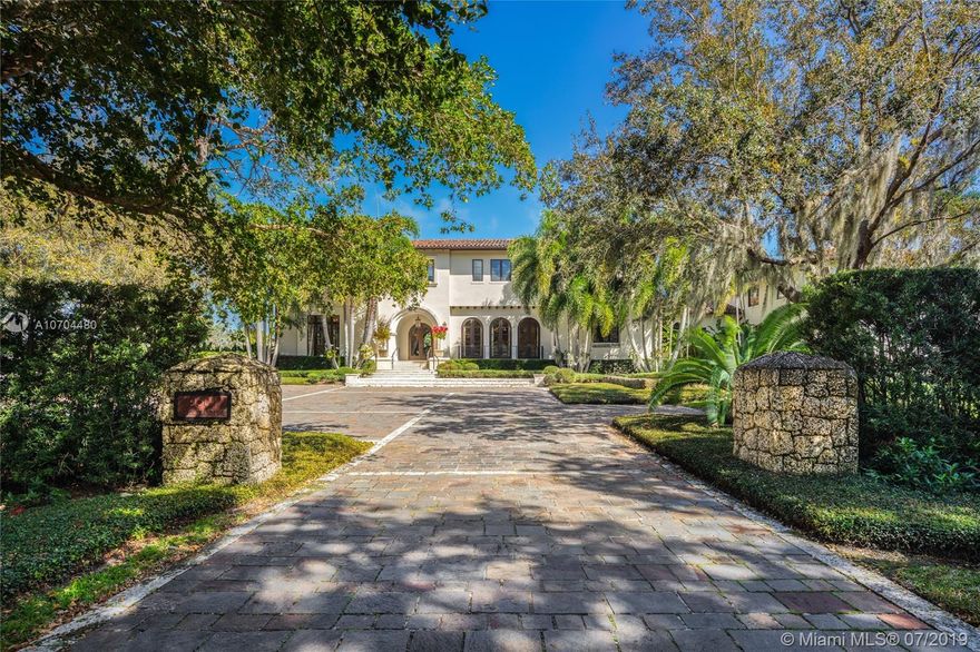 Unique manse in private gated community of Journey's End, with just 18 homes, a roving security guard, 2 tennis courts and a marina. Greeted with double height ceilings highlighted by the large picture windows allowing the sun to envelop the homes natural splendor. This remarkable estate sits on 2+ acres of waterfront serenity. Custom-made home was built with the finest touches throughout including Jerusalem stone floors, walnut wood floors, wrought-iron staircase and beautiful chandelier, built-in bar in living room, Crestron, A/c with humidity control & super ducts. Fully equipped Chef’s gourmet kitchen. Home theatre with state of the art technology, 110kw generator, will service whole house. 96’ Ipe dock with boat elevator and best of all, no bridges to bay.