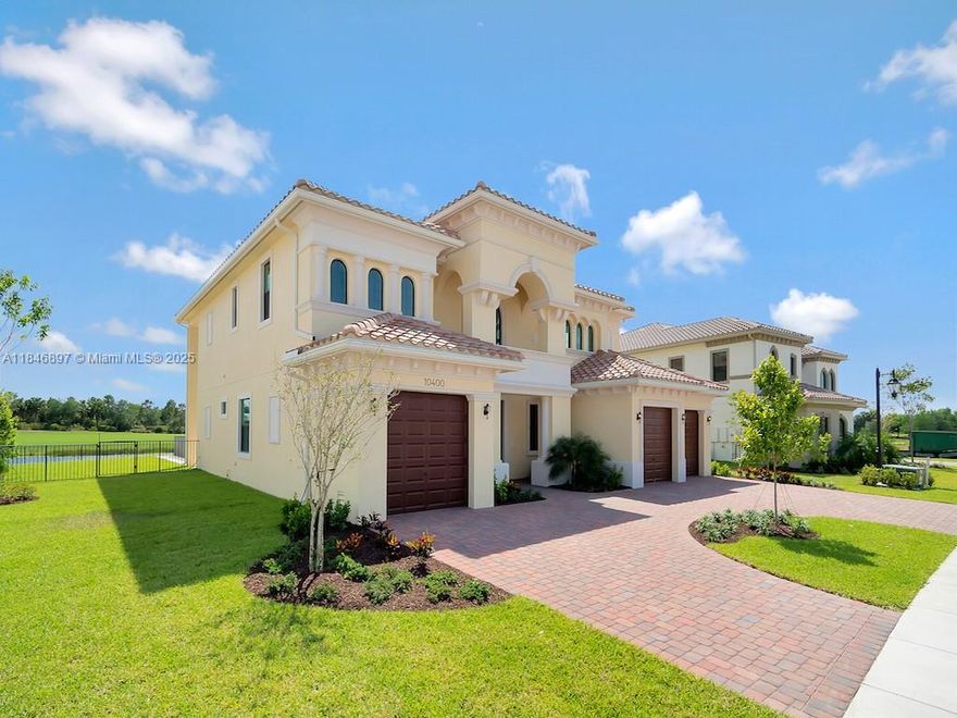 EXCEPTIONAL TWO-STORY RESIDENCE IN THE PRESTIGIOUS PARKLAND GOLF & COUNTRY CLUB. THIS 2016-BUILT HOME OFFERS 4,583 SQ FT OF ELEGANT LIVING SPACE ON A 14,808 SQ FT LOT, FEATURING 5 SPACIOUS BEDROOMS AND 5 FULL BATHROOMS. BUILT WITH CONCRETE CONSTRUCTION AND A STYLISH CLAY TILE ROOF, THIS PROPERTY IS DESIGNED FOR LASTING QUALITY. THE INTERIOR BOASTS DRYWALL WALLS AND A LUXURIOUS MARBLE PATIO. ENJOY OUTDOOR LIVING WITH A 450 SQ FT IN-GROUND POOL SET ON A LANDSCAPED LOT. A 3-CAR GARAGE COMPLETES THIS IMPRESSIVE PACKAGE. LOCATED IN A SOUGHT-AFTER COMMUNITY IN PARKLAND, FL, THIS HOME COMBINES COMFORT, STYLE, AND FUNCTIONALITY.