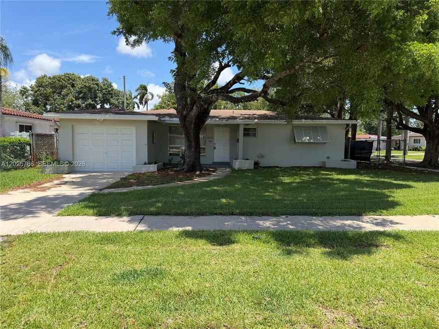 Discover this beautifully updated 1,708 SF, 2-bed, 2-bath single-story gem in Hollywood's Park East neighborhood. The open floorplan features striking tile flooring and a stunning kitchen with granite countertops, premium cabinetry, and stainless steel appliances. Outside, enjoy a spacious fenced backyard with an inviting patio—perfect for relaxing or entertaining. Located near beautiful parks and sunny beaches. Schedule your tour today!